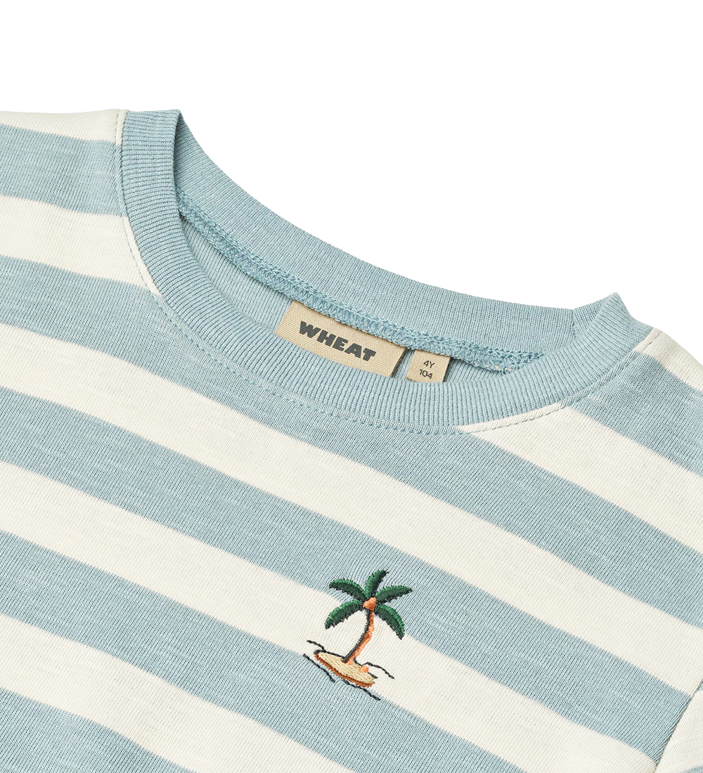 Wheat T-Shirt - Liam - Ruhig Blue Stripe