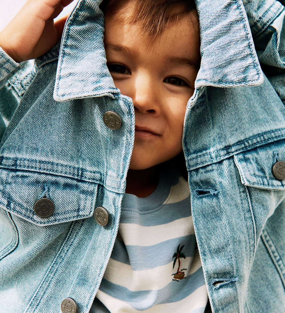 Wheat T-Shirt - Liam - Ruhig Blue Stripe