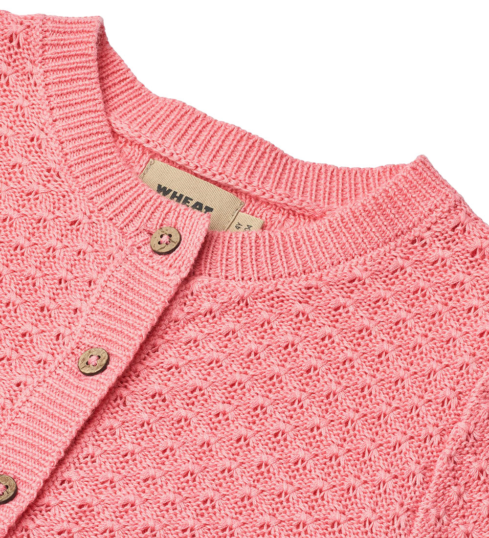 Wheat Cardigan - Knitted - Magnella - Flamingo Pink