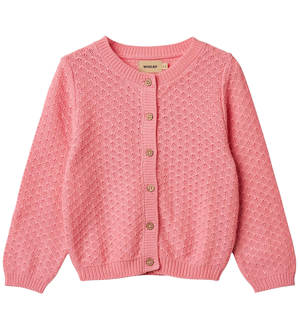 Wheat Cardigan - Knitted - Magnella - Flamingo Pink
