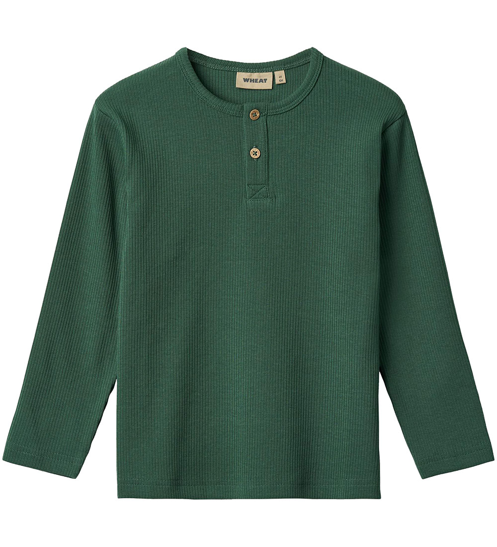 Wheat Blússa - Rib - Morris - Green Te