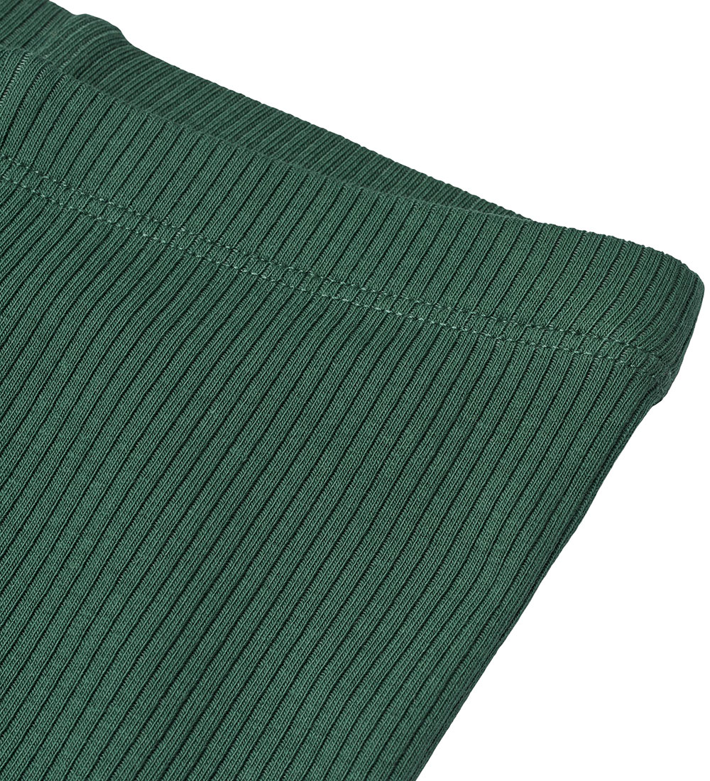 Wheat Leggings - Rib - Jules - Mörkgrön