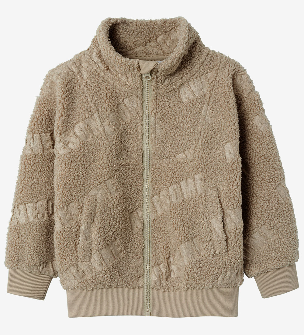 Name It Fleece Jas - Teddy - NmmDtriso - Zuiver Kasjmier