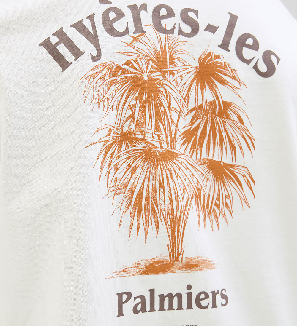 Jack & Jones T-shirt - JorParos - Bright White/Palms