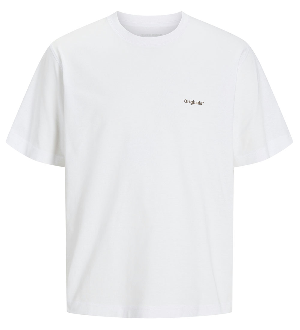 Jack & Jones T-shirt - JorParos - Bright White/Palms