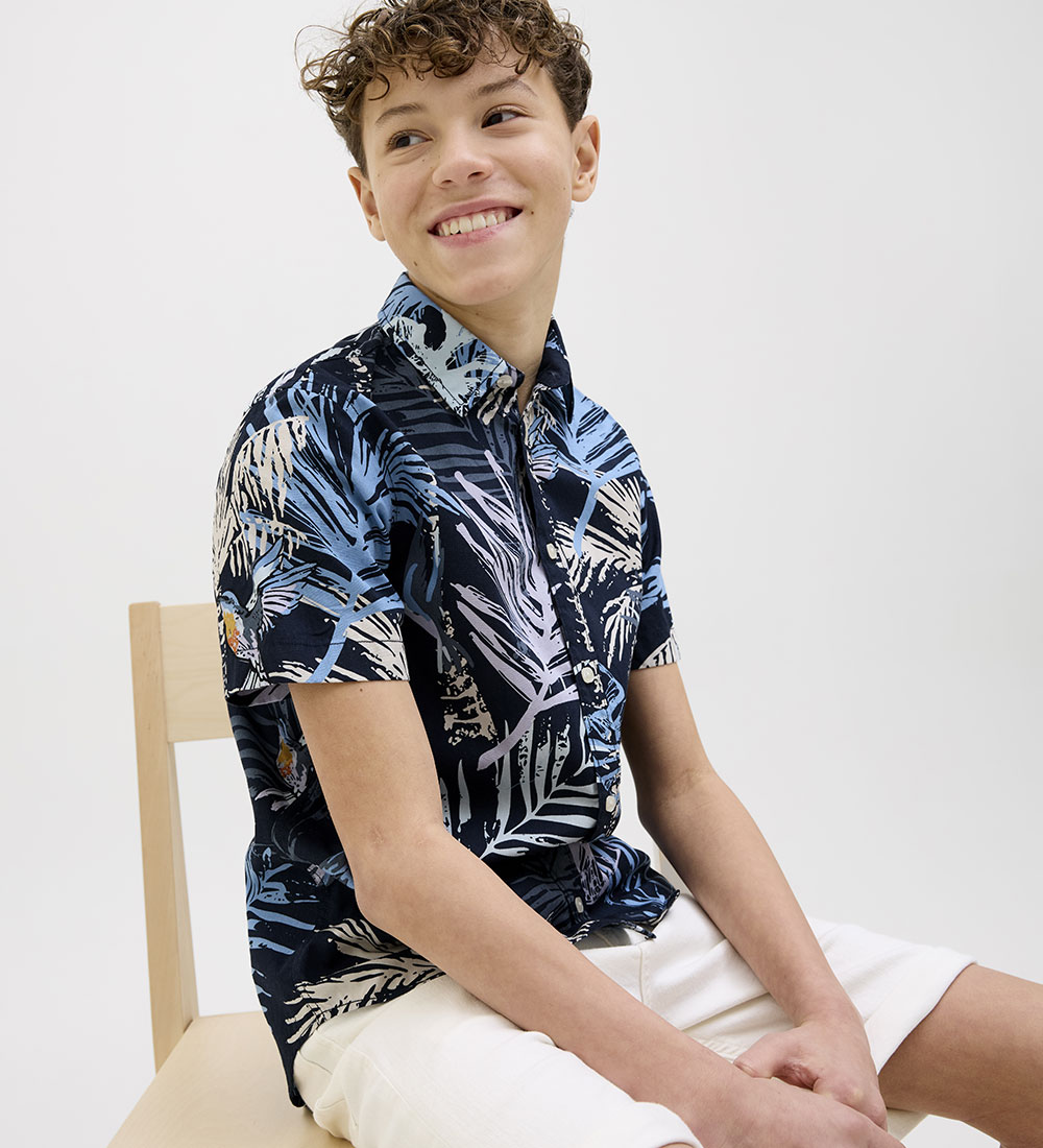 Jack & Jones Hemd - JjHawaii - Sky Captain
