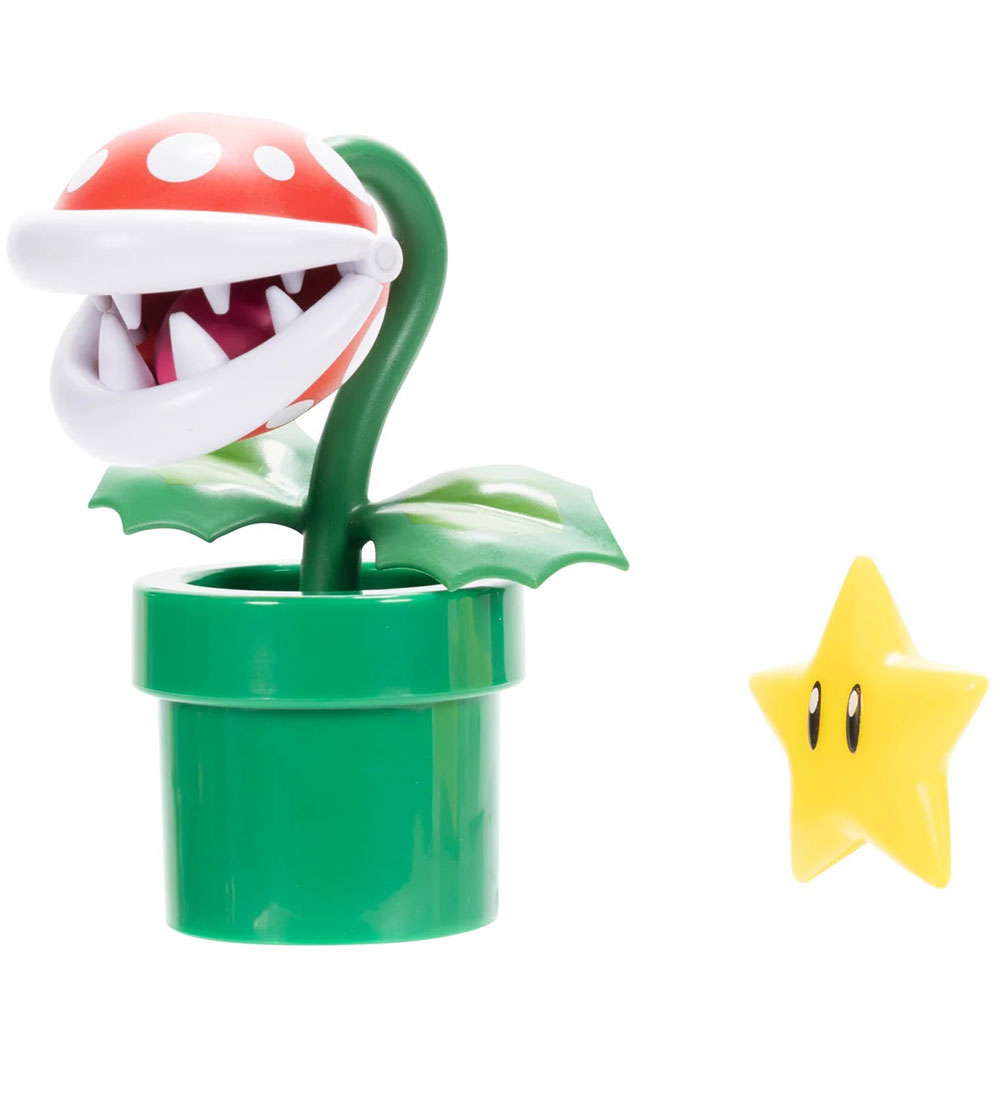 Super Mario Figur - 11 cm - Piranhaväxt