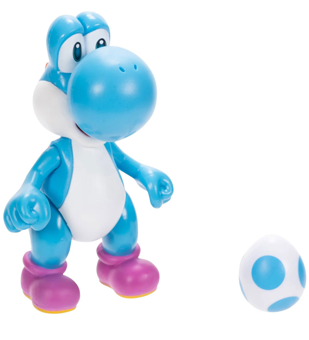 Super Mario Figur - 10 cm - Light-Blue Yoshi