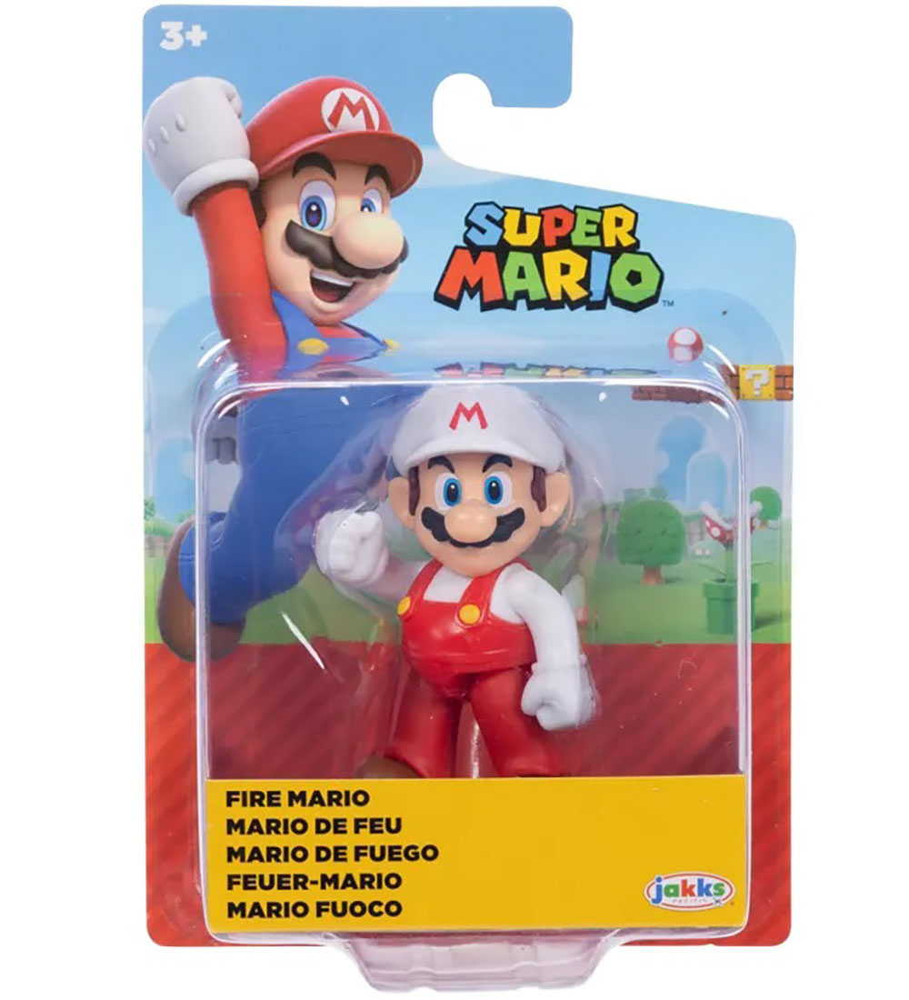 Super Mario Figure - 6 cm - Fire Mario
