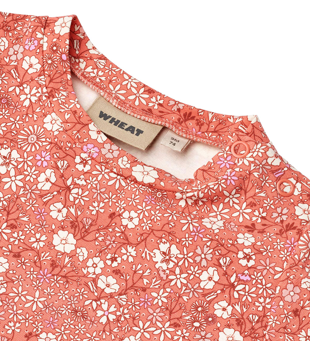 Wheat Kleid - Sessa - Coral Blumen