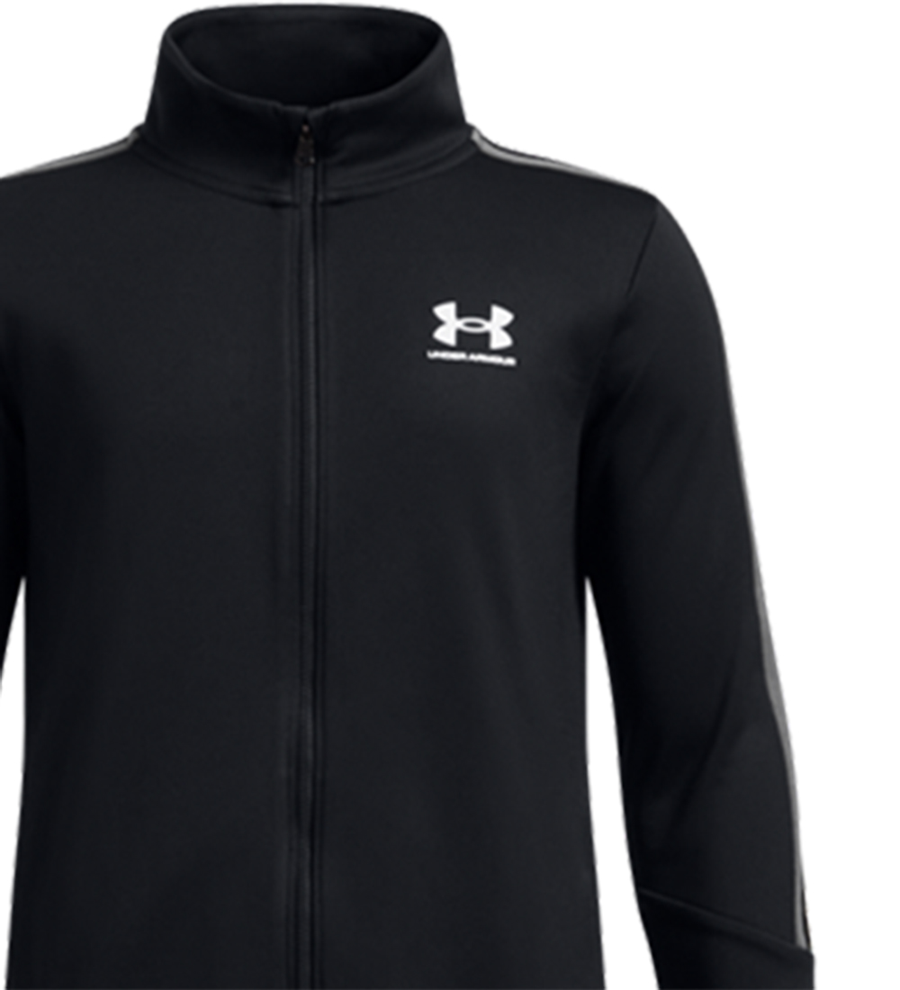 Under Armour Trainingsanzug - Symbol - Schwarz m. Logo-Streifen