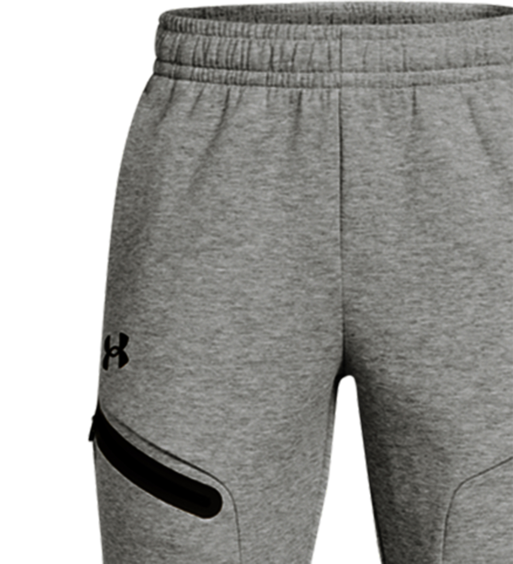 Under Armour Trousers - Unstoppable - Grey Melange/Black