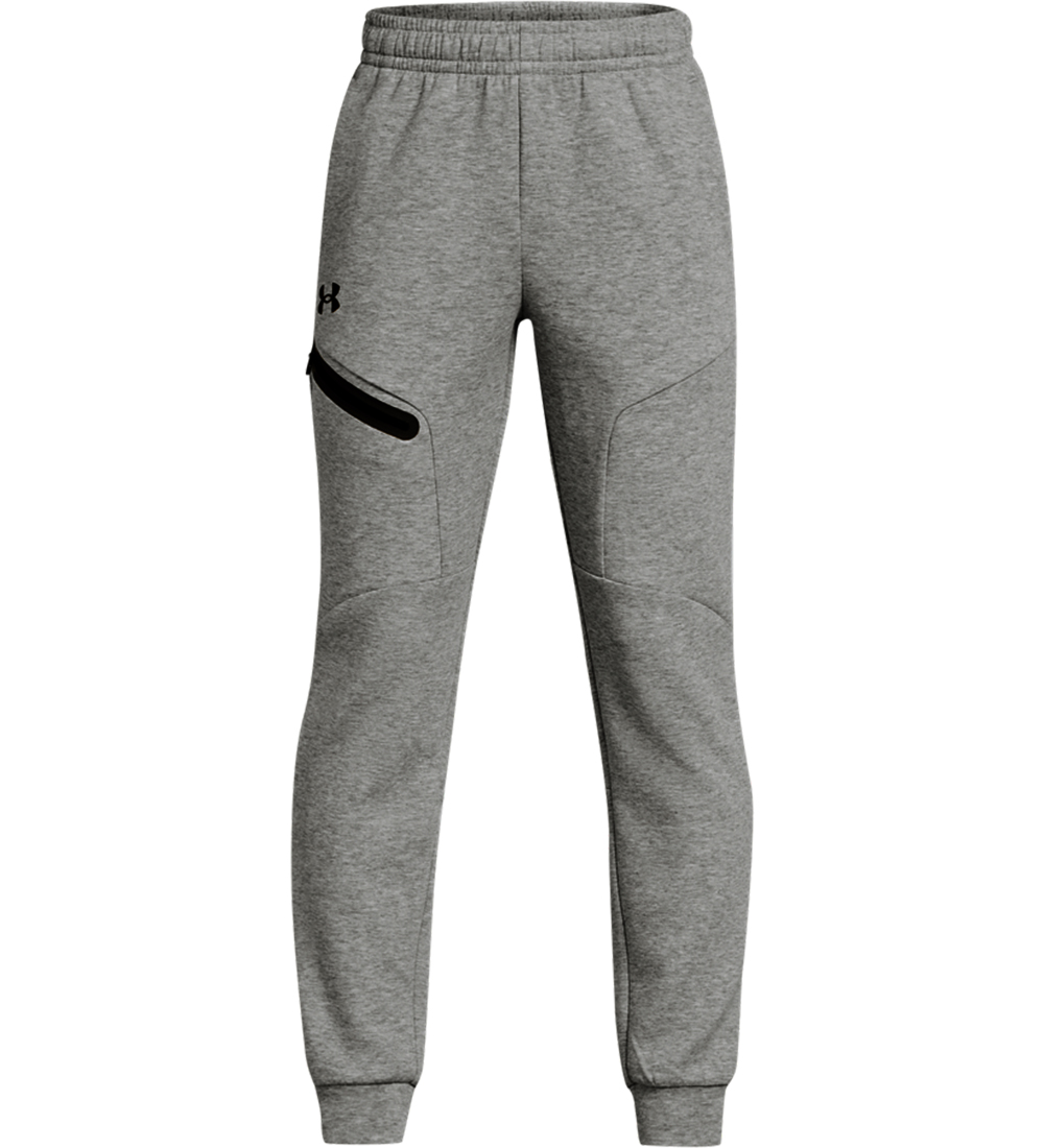 Under Armour Trousers - Unstoppable - Grey Melange/Black