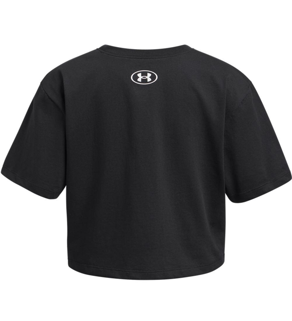 Under Armour T-shirt - Cropped - Rival - Black