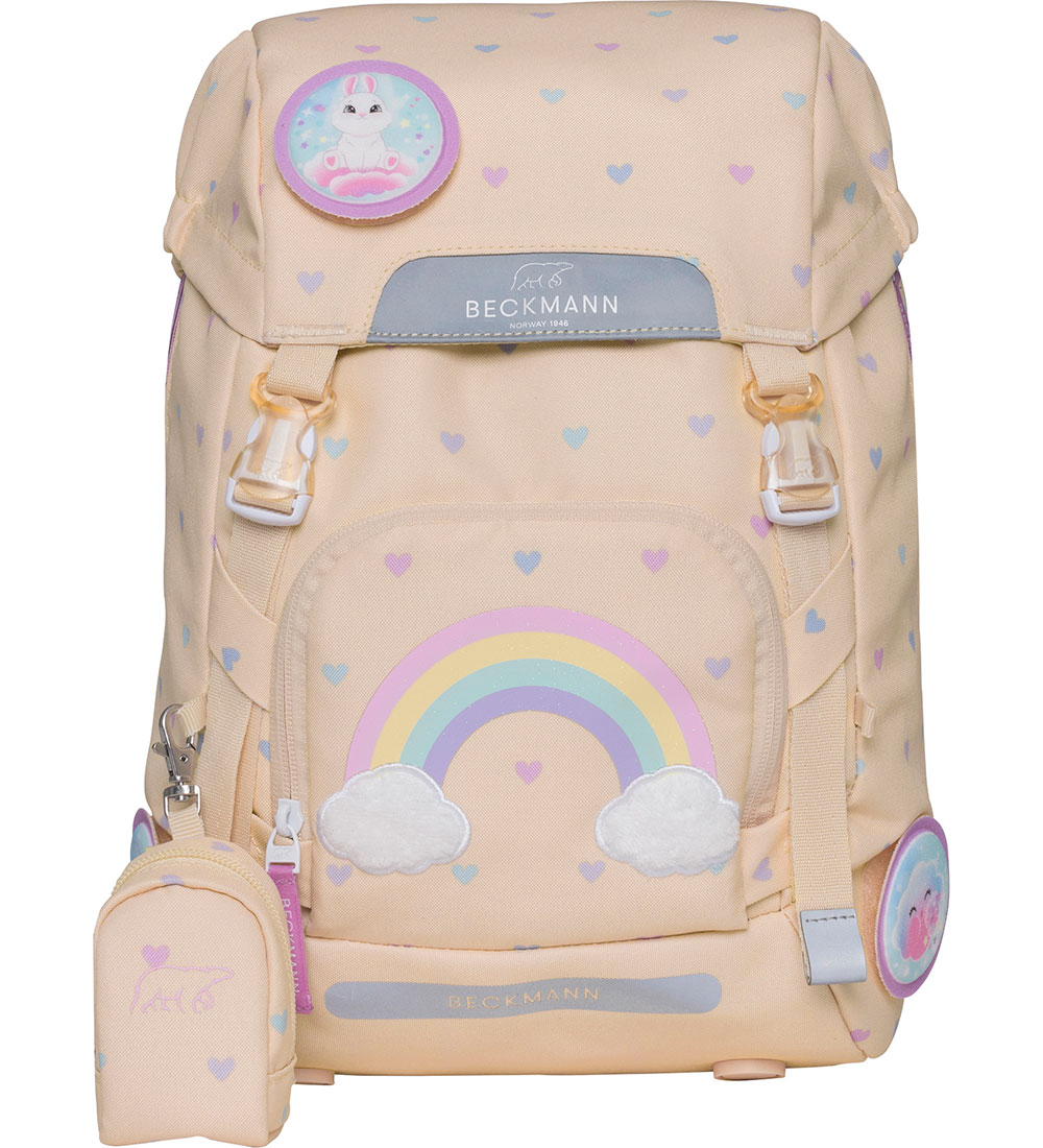 Cartable Beckmann - Classic+ - Heart - Jaune