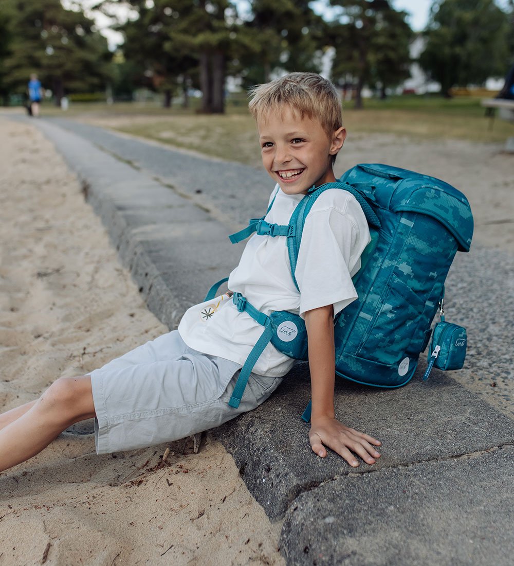 Beckmann School Backpack - Classic+ - Jungle Game - Green