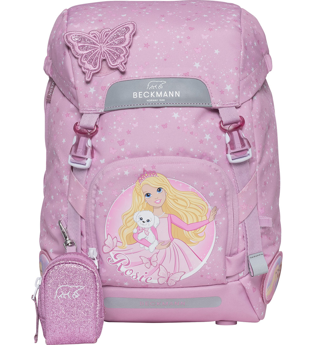 Beckmann Skolväskset - Classic Maxi - Rosie - Rosa