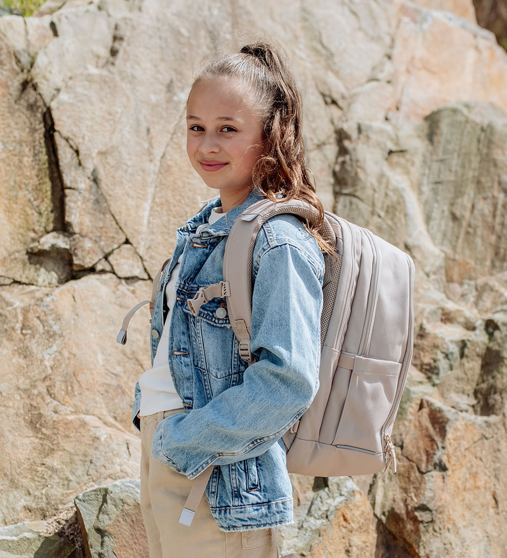 Beckmann School Backpack - Urban Midi - Beige