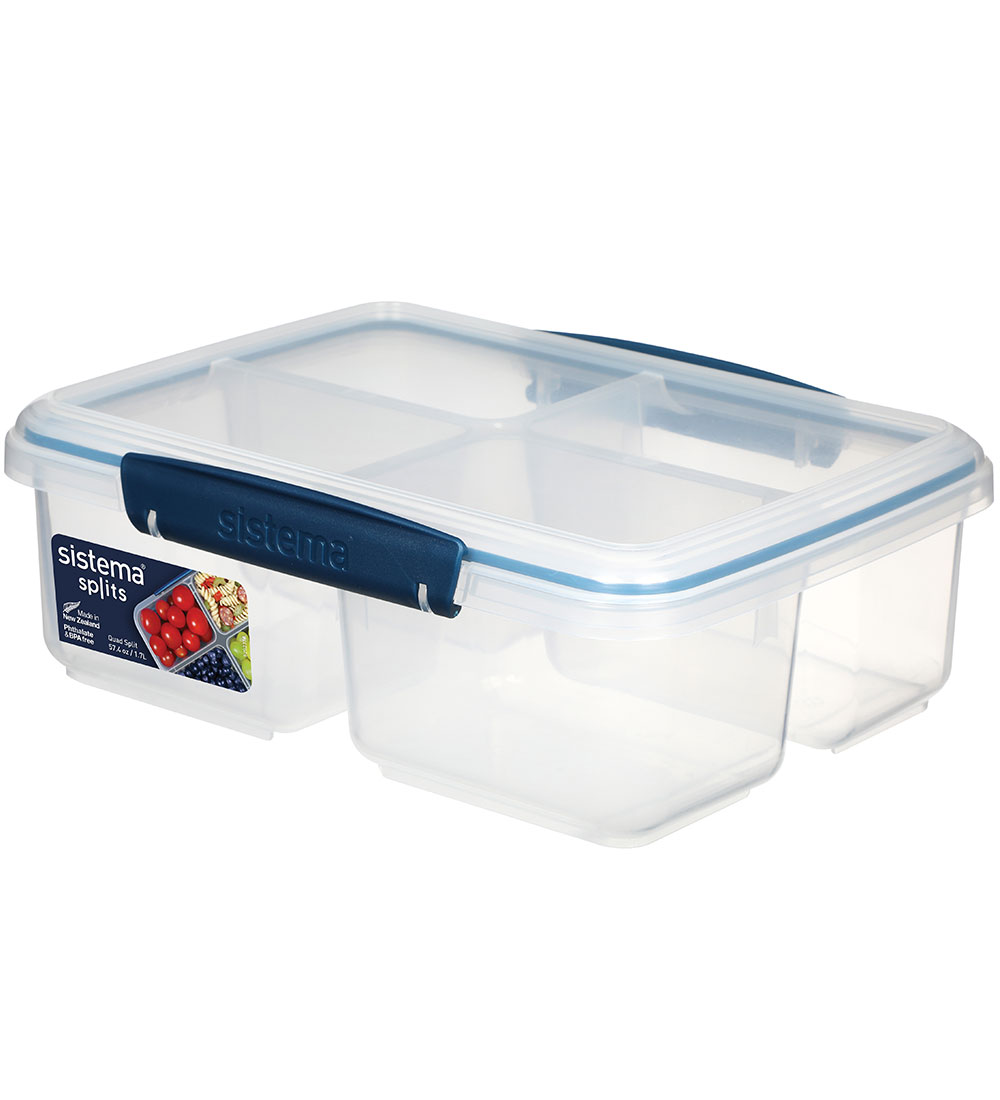 Sistema Lunchbox - 1.7L Quad Split - Dark Blue