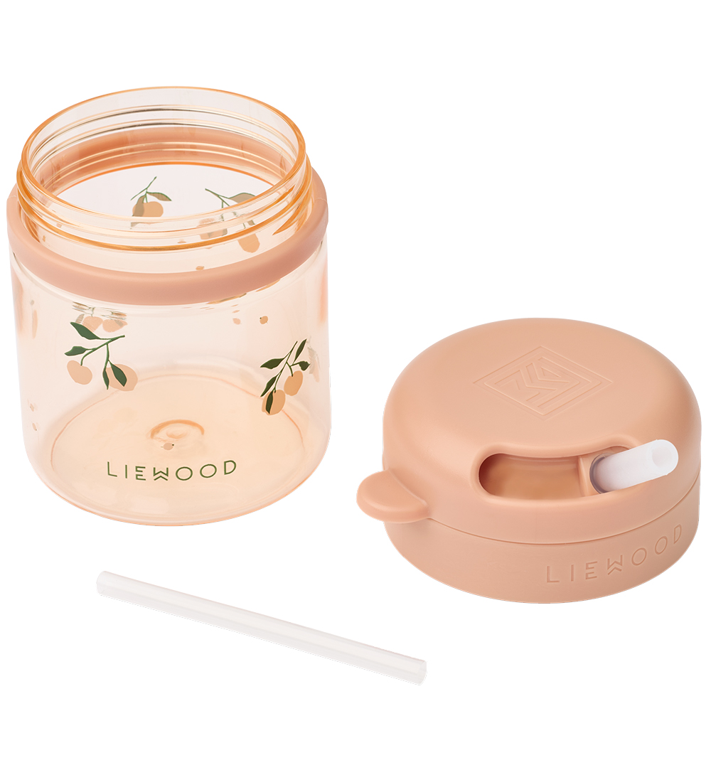 Liewood Cup w. Straws - Pavia - 280 mL - Peach/Sea Shell