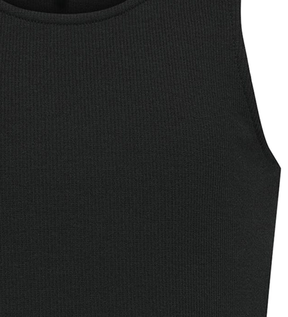 Kids Only Topp - Rib - Short - KogNessa - Black