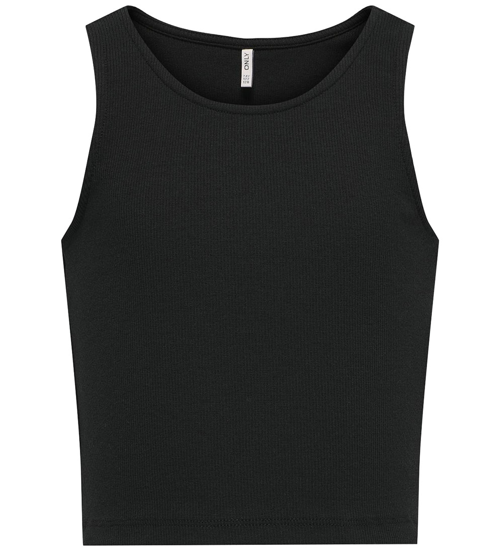 Kids Only Topp - Rib - Short - KogNessa - Black