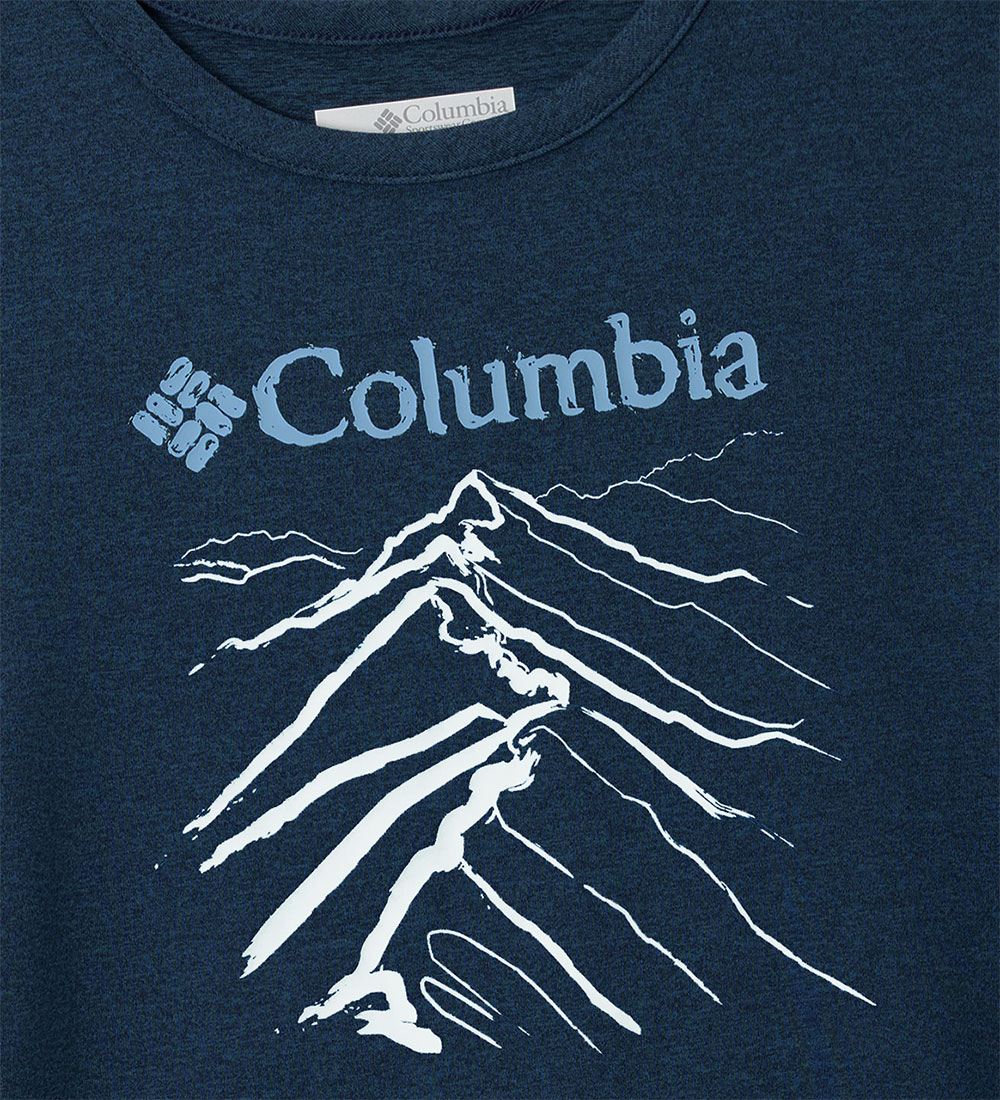 Columbia T-shirt - Tech Trail™ - Collegiate Navy Heather
