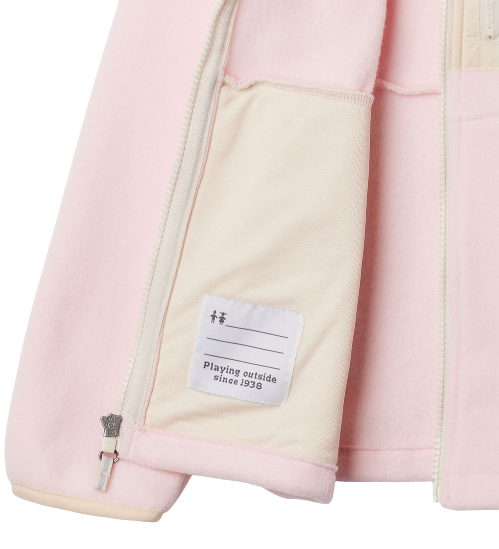 Columbia Fleece Jacket - Fast Trek IV - Satin Pink/Chalk