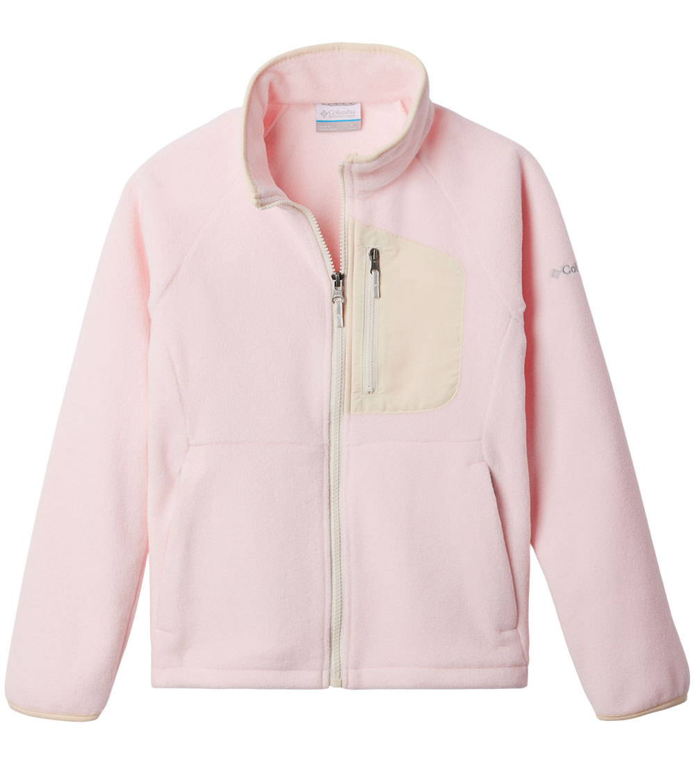 Columbia Fleece Jacket - Fast Trek IV - Satin Pink/Chalk