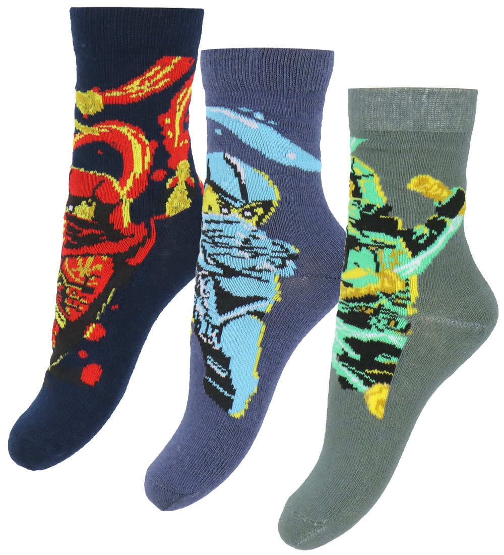 LEGO® Ninjago Socks - LWAgan - 3-Pack - Dark Navy