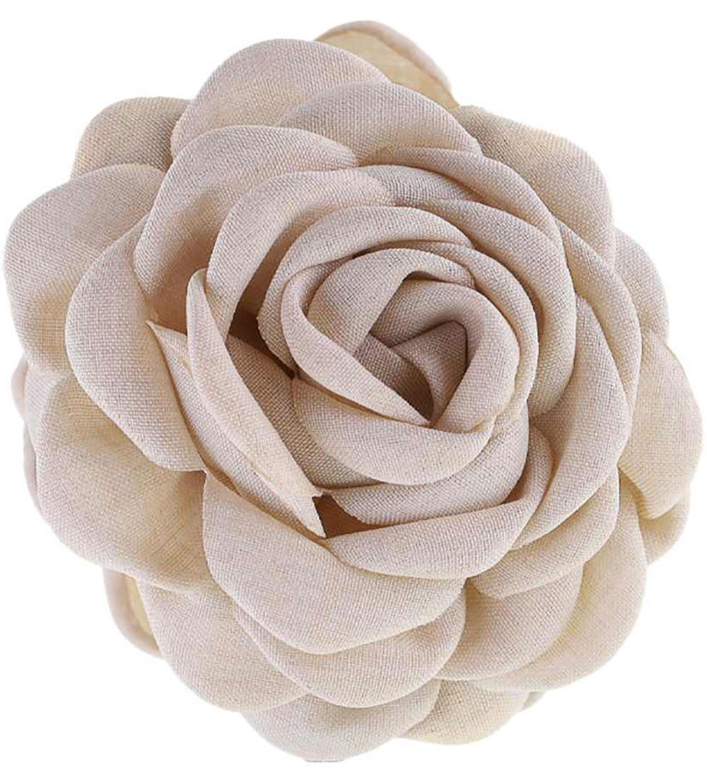 By Stær Hair Clip - Daisy - 8 cm - Little - Sand