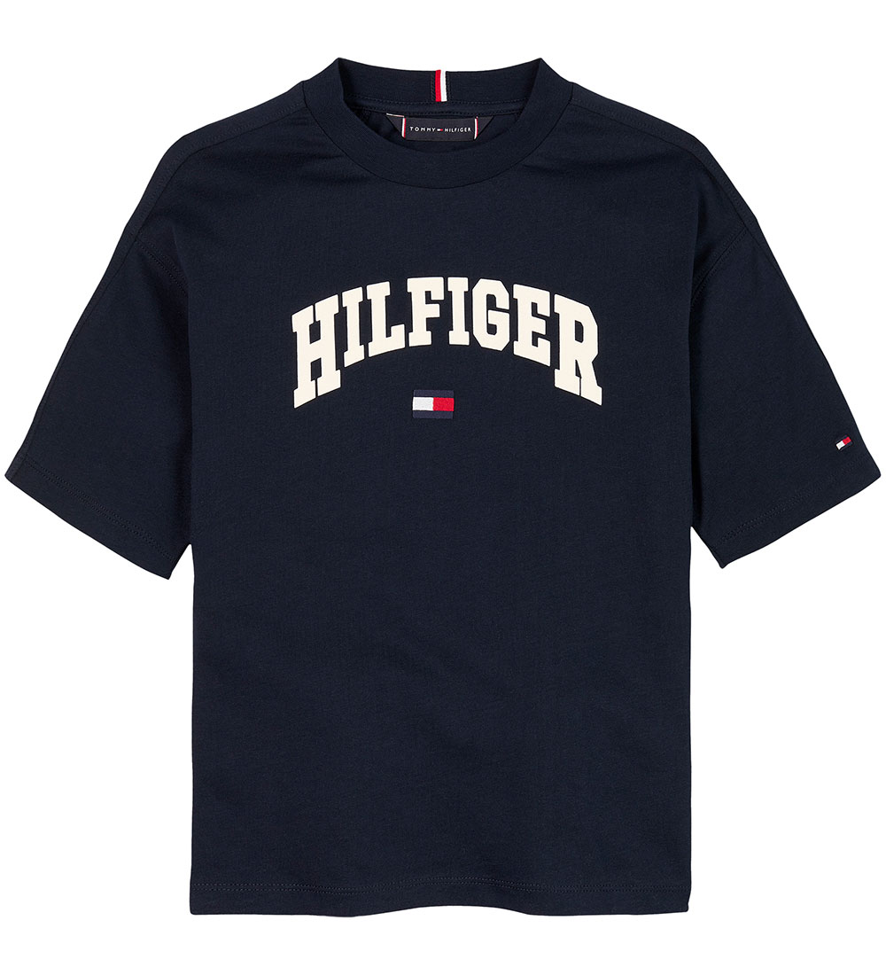 Tommy Hilfiger T-shirt - Varsity - Dark Night Navy