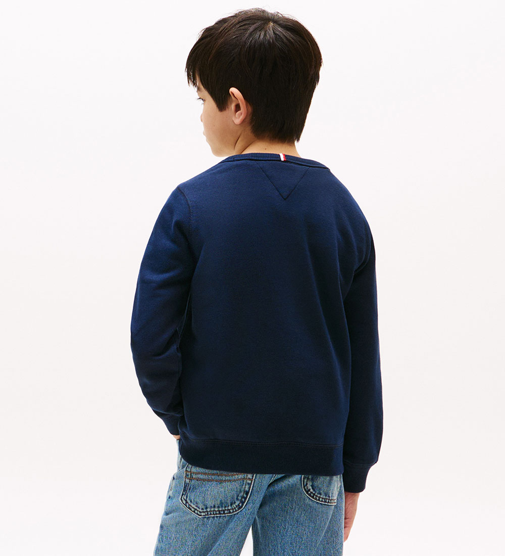 Tommy Hilfiger Sweatshirt - Flag Hilfiger - Dark Night Navy
