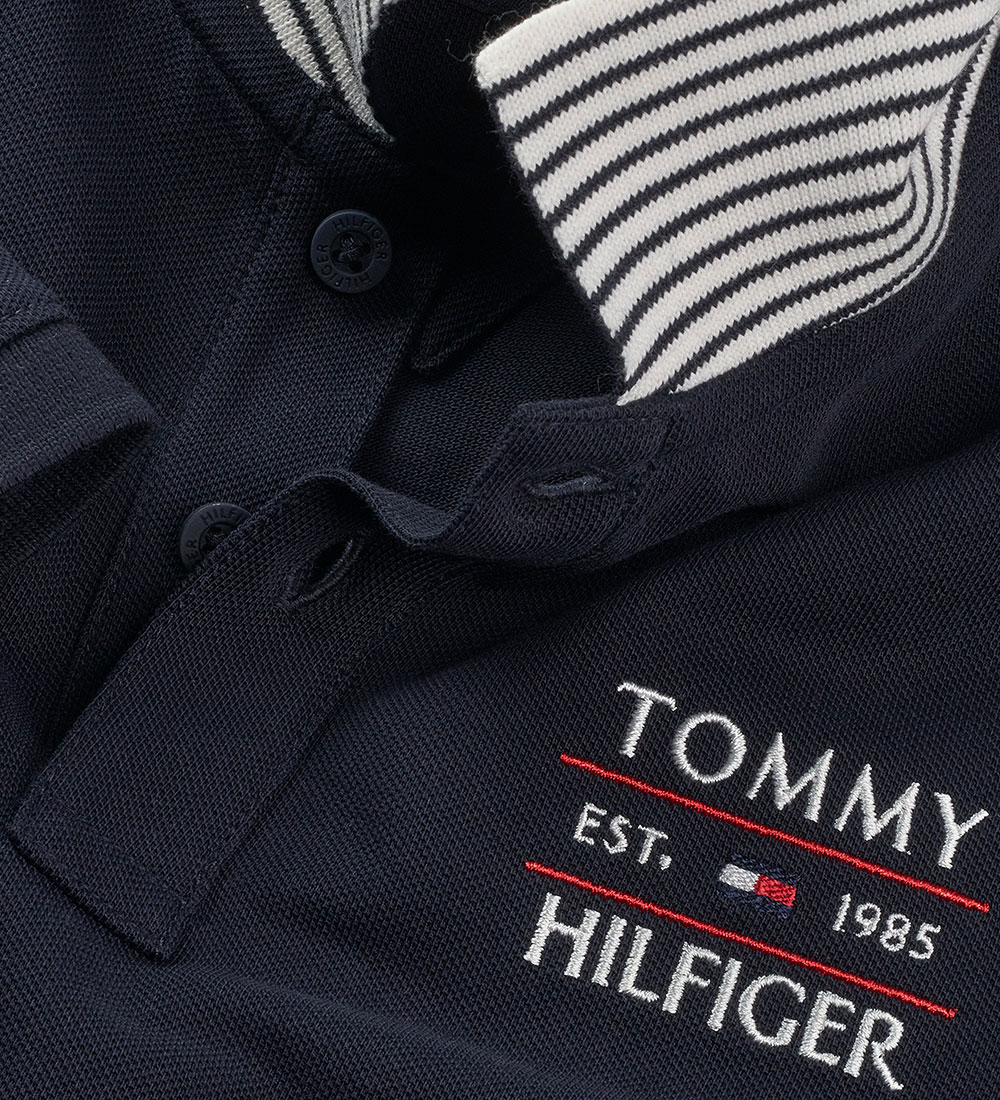 Tommy Hilfiger Polo - Flag Hilfiger - Dark Night Navy