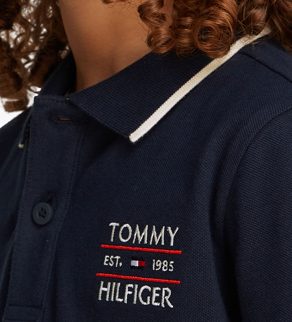 Tommy Hilfiger Polo - Flag Hilfiger - Dark Night Navy