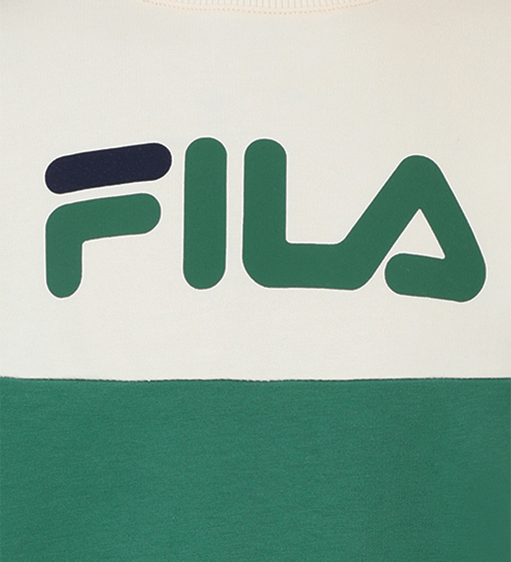 Fila Sweatshirt - Leysin - Antique White/Fir
