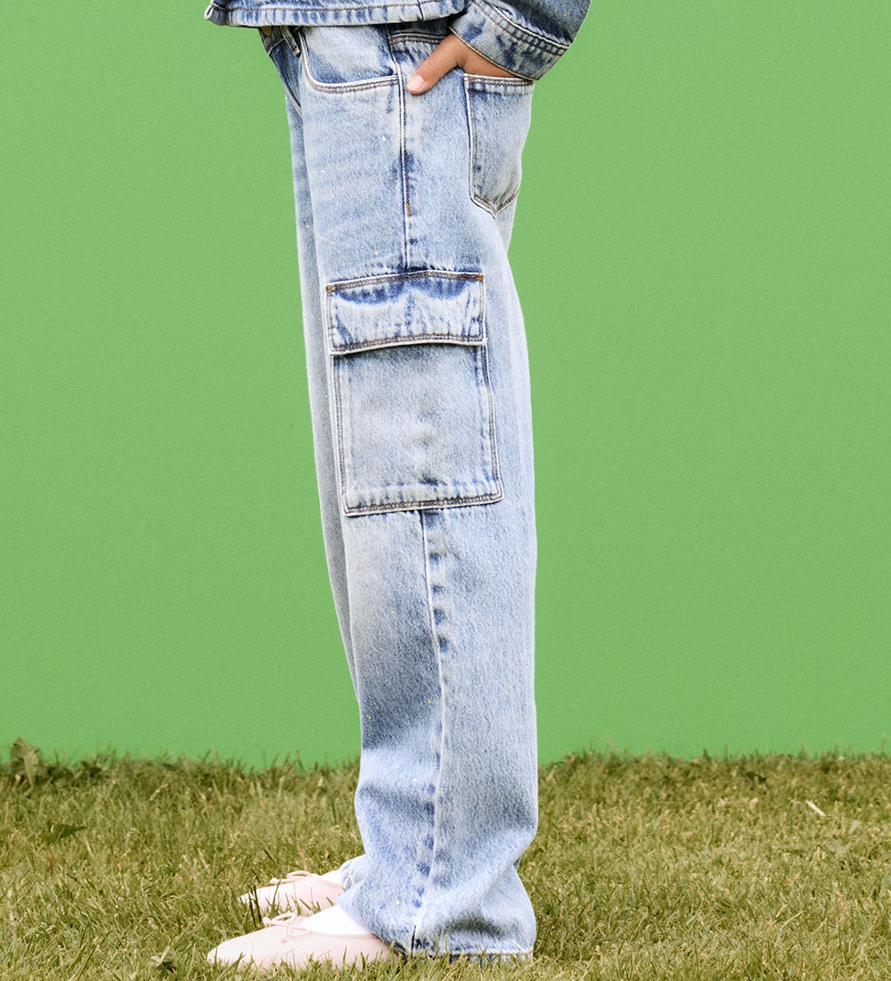 Name It Jeans - NkfRose - Light Blue Denim w. Rhinestone