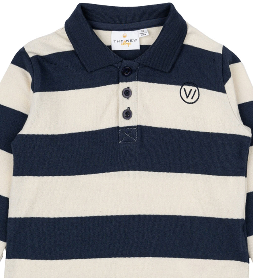 The New Siblings Poloshirt - TnstNixon - Mood Indigo Striped