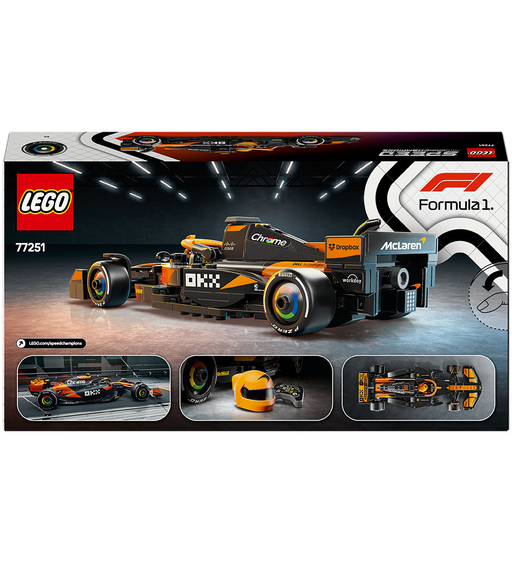 LEGO® Speed Champions- McLaren F1® Team MCL38-Voiture de course