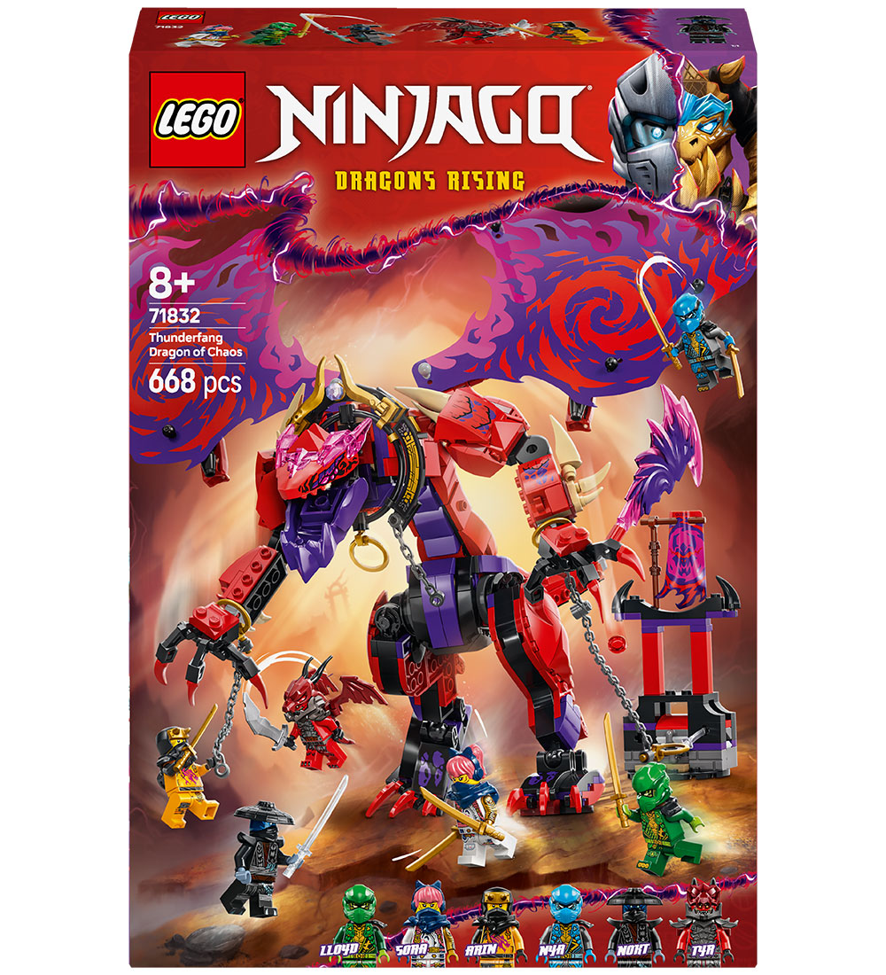 LEGO® Ninjago - Chaos Dragon Thunderfang 71832 - 668 Parts