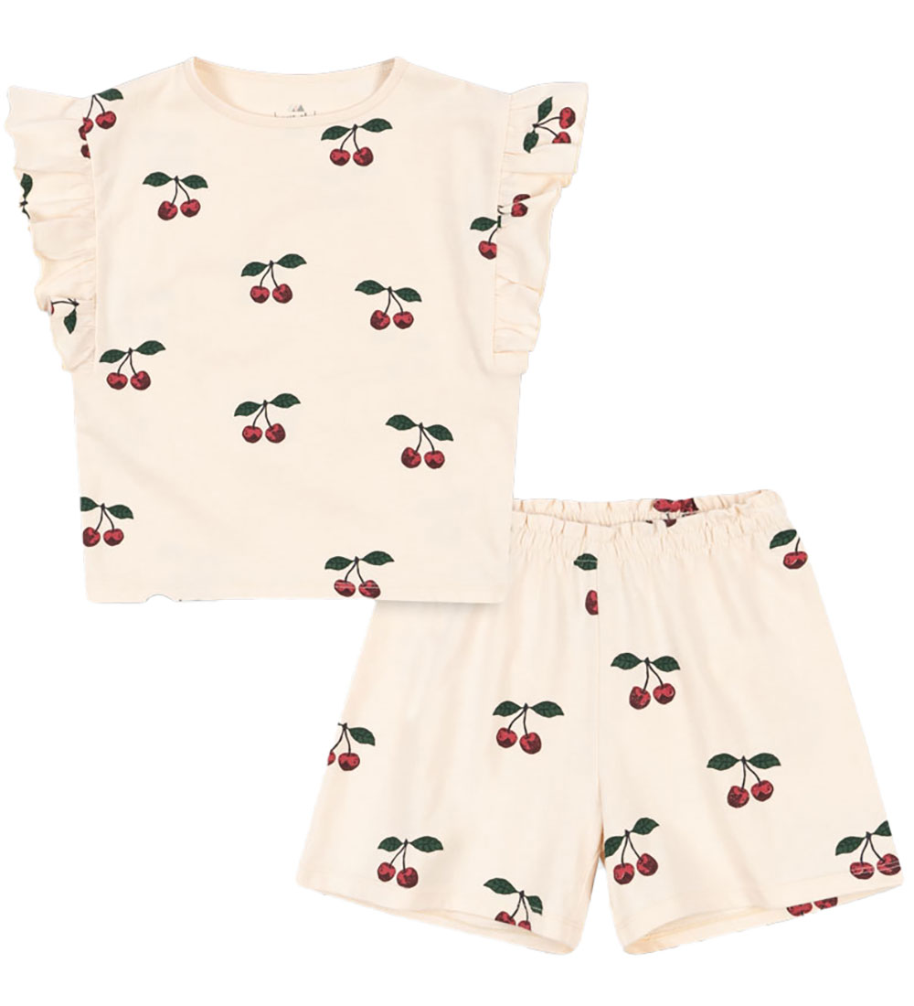 Konges Sløjd Shorts Set - Lin Frill - Ma Grande Cerise