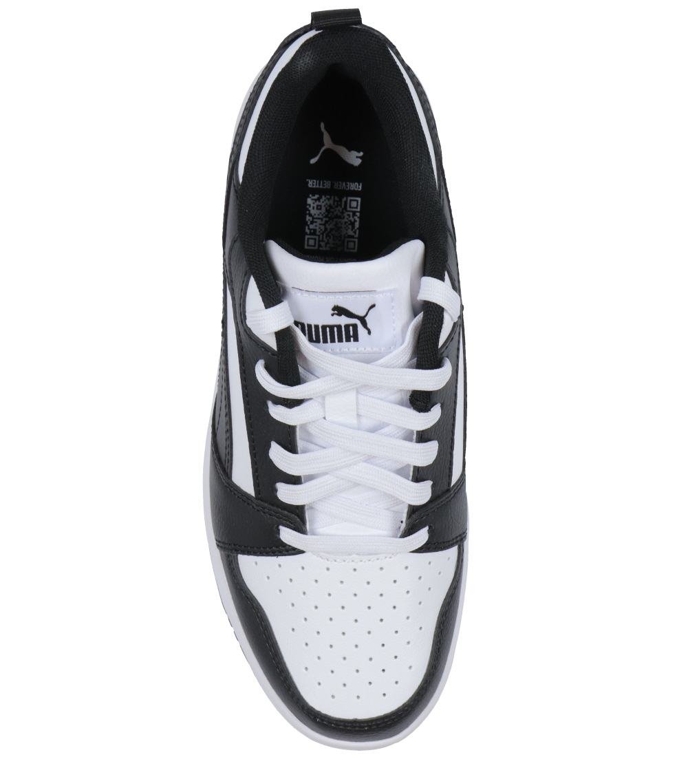 Puma Shoes - Rebound V6 Lo Jr - White/Black