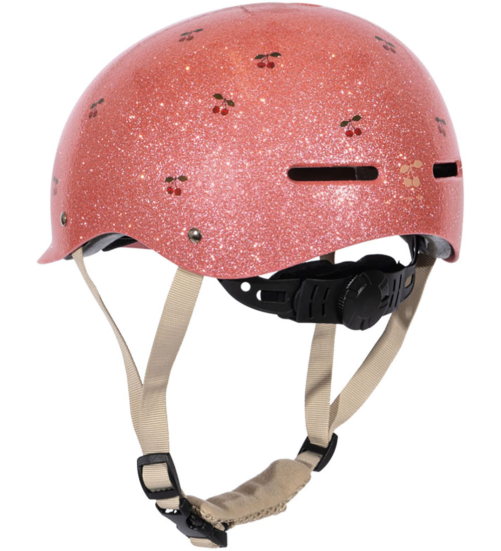 Konges Sløjd Bicycle Helmet - Cherry Glitter