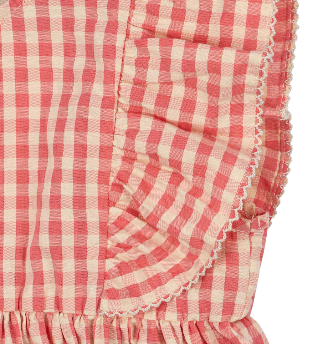 Konges Sløjd Kjole - Kim Frill - Flamingo Plume Check