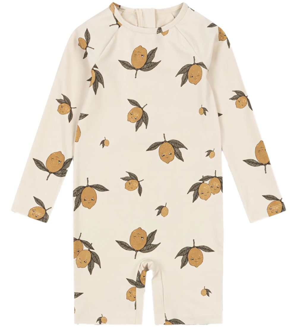 Konges Sløjd Coverall Swimsuit - UV50+ - Aster - Sweet Duck Sour