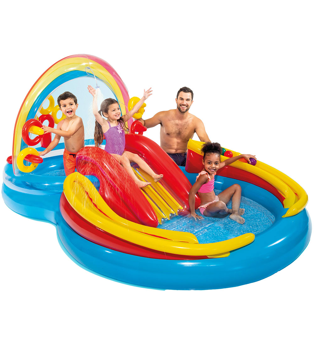 Intex Spela biljard - Rainbow Ring - 381 L