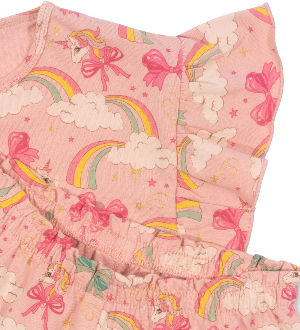 Konges Sløjd Shortsit - Shortsit/T-paita - Lin - Rainbow Bow