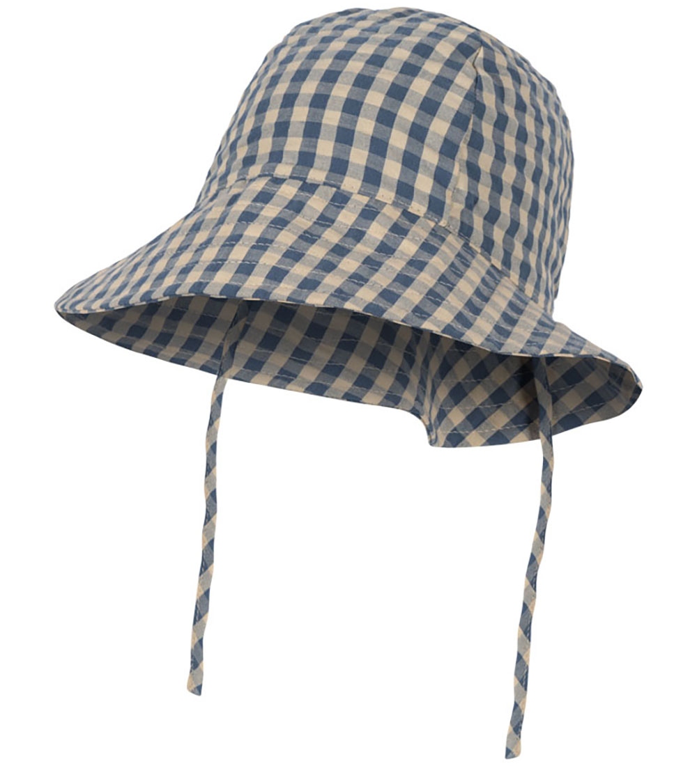 Konges Sløjd Sun Hat - Kim - Captains Blue Check