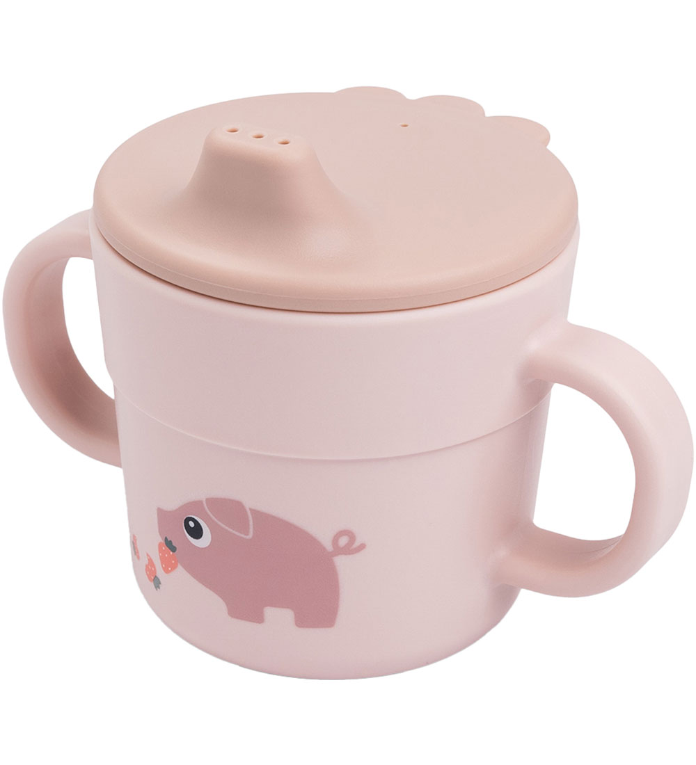 Done by Deer Cup w. Spout Lid - Tiny Farm - Powder