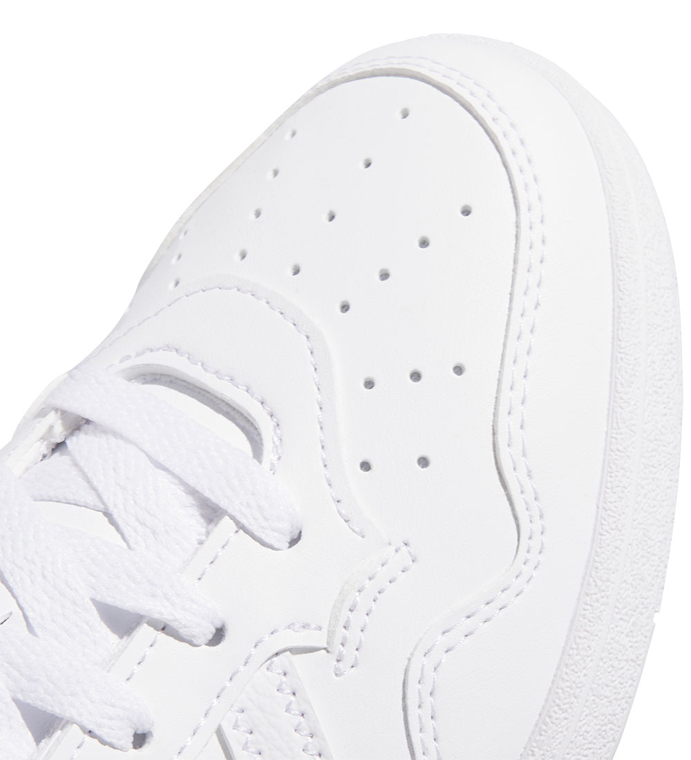 adidas Performance Skor - Hoops J - Ftwwht/Ftwwht/Csvart.